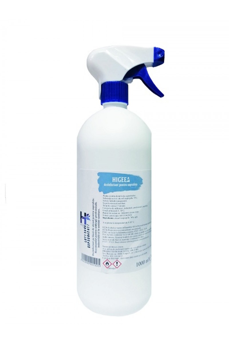 Dezinfectant virucid pentru suprafete Higeea 1L